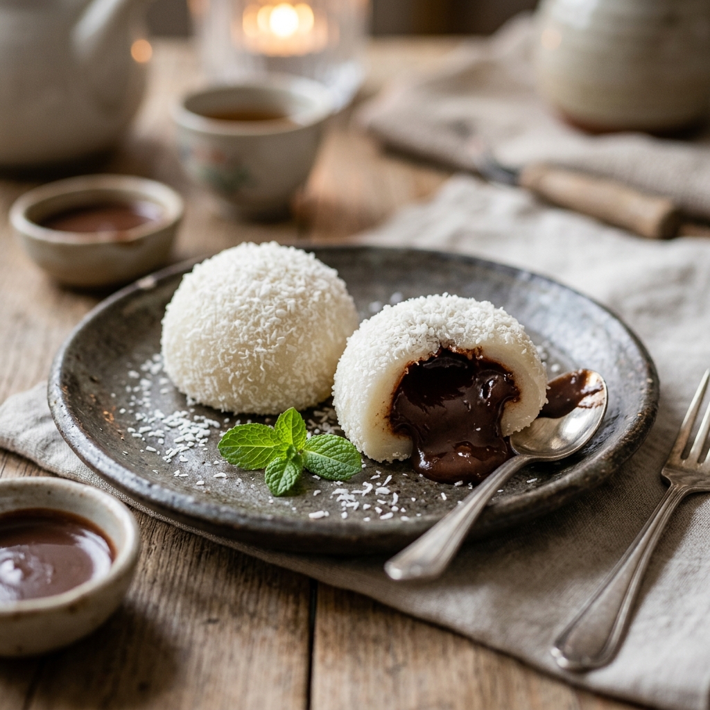 Creamy Mochi Choco Coco